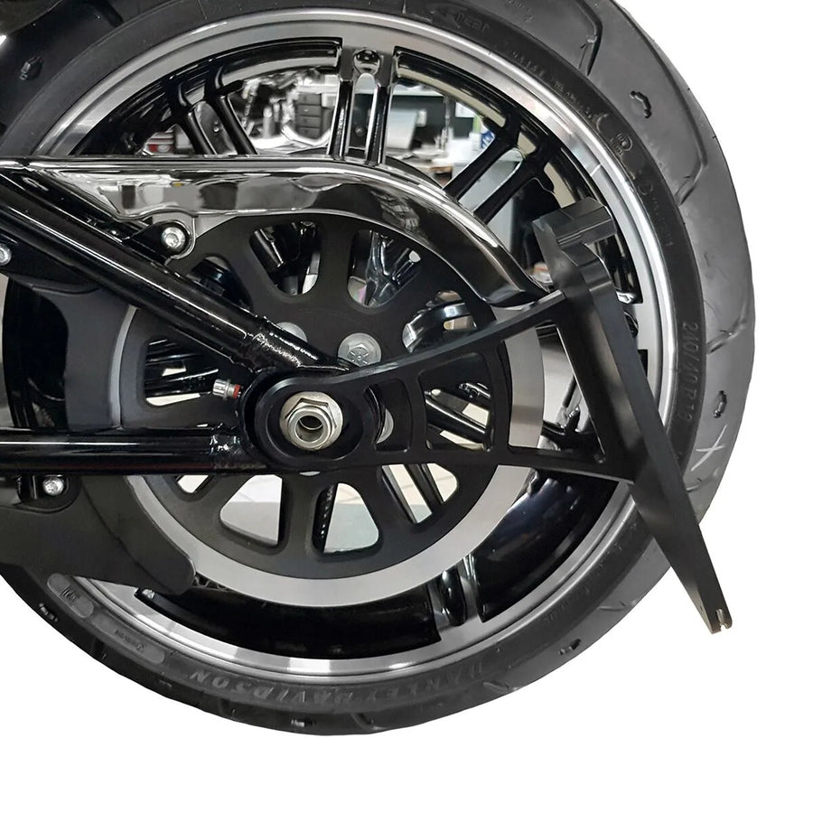 harley-davidson street bob [HEINZ BIKES] – Support de plaque d'immatriculation latéral avec éclairage de plaque d'immatriculation