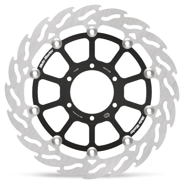 Bmw M 1000 R ABS [2025, 2025-2026] - Disque de frein flottant FLAME en aluminium - surface : noir, argent - réf. 113209 – Image 4