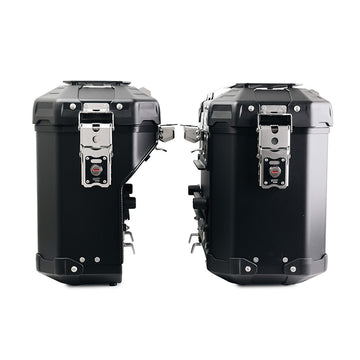 BMW F 900 GS [2023-] - Atlas Aluminium-Taschenpaar 39L + 32L + Atlas Aluminium-Satteltaschenrahmen