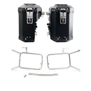 BMW R nineT 1200 Roadster [2014-2023] - Atlas Aluminium-Taschenpaar 39L+32L + Atlas Aluminium Taschenrahmen