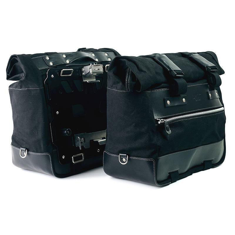 BMW R 1200 GS LC Rad [2013-2019] - Paar Cult-Seitentaschen aus Canvas 40L - 50L + Paar Aluminiumplatten