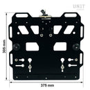 BMW R 12 G/S [2025-2026] - Paar Aluminiumplatten + Edelstahl-Schnellkupplung und Schloss