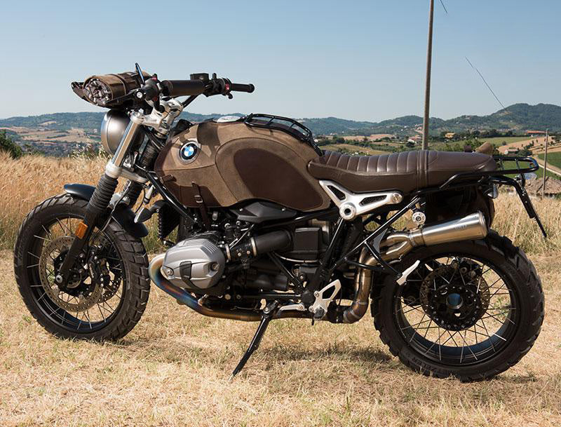 BMW R nineT 1200 Urban G/S (hoher Auspuff) [2017-2023] - Tankabdeckung aus Leder