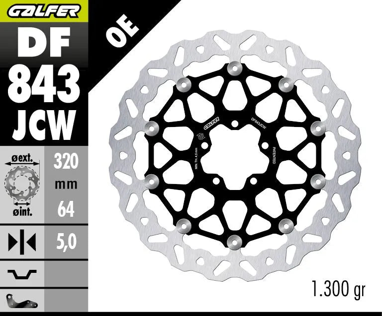 Cfmoto 800 Nk Sport [2025-2026] - DISQUE DE FREIN FLOATECH WAVE – photo 2