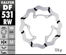 Yamaha Yz 450 F [2022-2023, 2025, 2024, 2024-2025] - BRAKE DISC FIXED WAVE GROOVED OVERSIZE - Picture 4