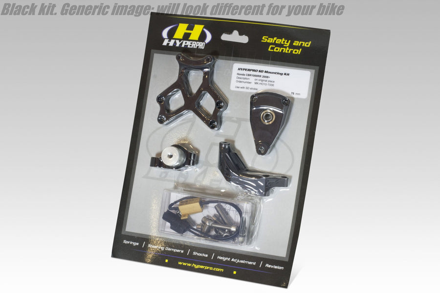 Bmw R 1300 GS [HYPERPRO] – Steering damper mounting kit, black (MK-BM13-O001-B)