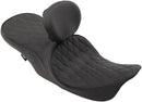 harley davidson flhri [DRAG SPECIALTIES] – Vorne positionierte 2-Up Touring-Ledersitzbank mit niedrigem Profil-3