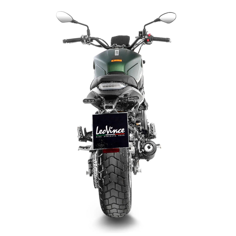 benelli leoncino 800 trail [LEOVINCE] – Silencieux arrière LV-10 noir