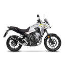 honda cb 500 [LEOVINCE] – Nero rear silencer - stainless steel-2