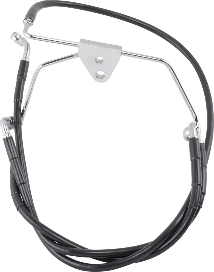 Harley Davidson Flhtcui [DRAG SPECIALTIES] - Kit de conduite de frein en vinyle noir étendu