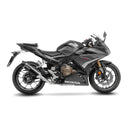 honda cb 500 [LEOVINCE] – Nero rear silencer - stainless steel-4