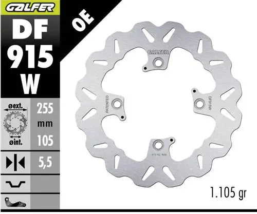 Triumph TIGER 850 Sport [2025] - BRAKE DISC FIXED WAVE – Image 1