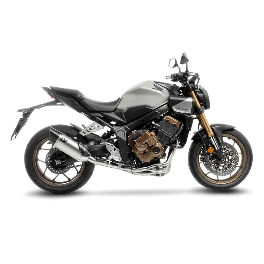 Honda CB 650 R [Leovince]-Footrest dismay