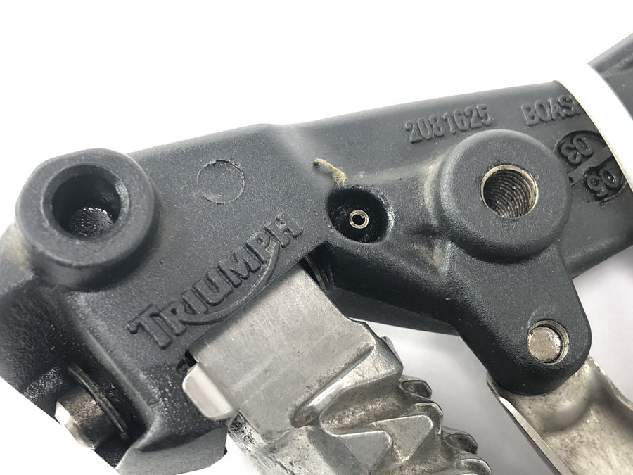 Triumph Sprint ST 1050 [2005] - Pediatric footrest right with a holder footrest passenger