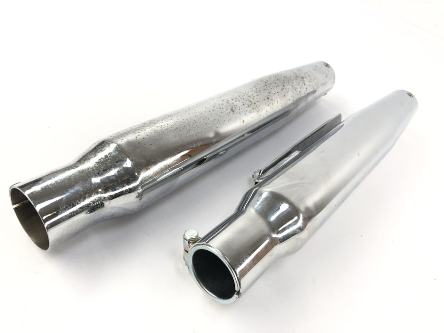 Yamaha XV 750 5G5 [1982] - exhaust silencer couple