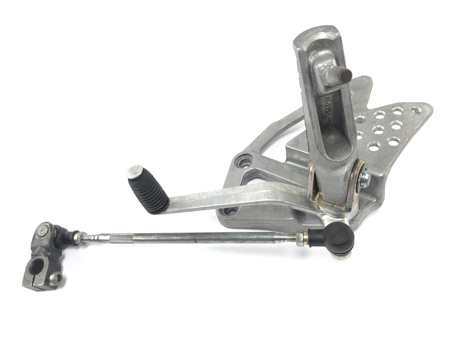 Kawasaki ZXR 400 ZX400L [1992] - Front left footrest system with shift lever and shift linkage