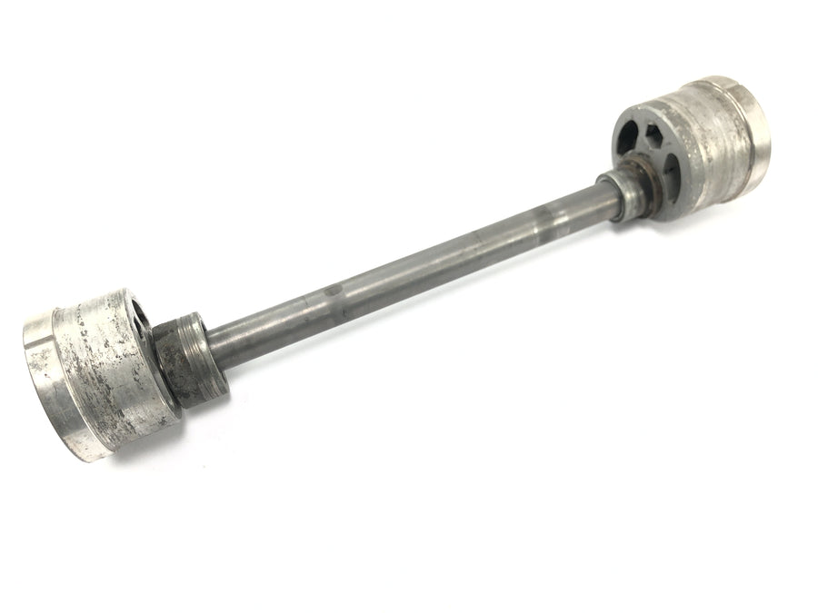 Kawasaki GPZ 1000 RX [1987] - rear axle with eccentric chain tensioner