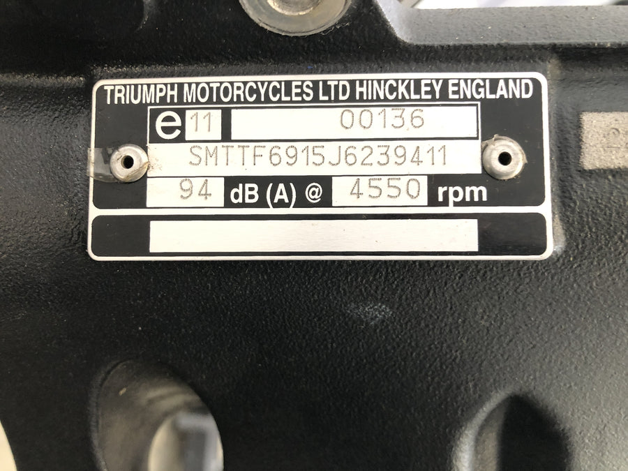 Triumph Sprint ST 1050 [2005] - frame with papers