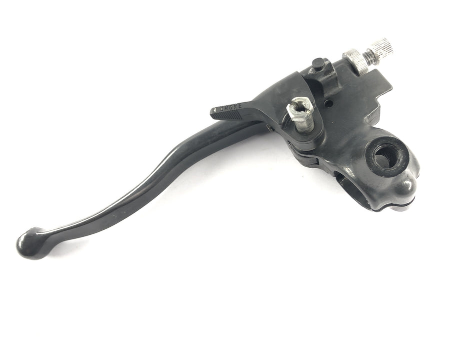 Honda XL 600 LM PD04 [1989] - handlebar fittings on the left with clutch lever and choke lever