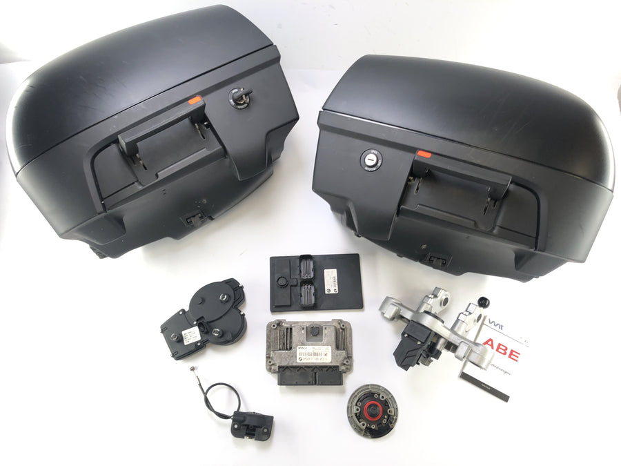 BMW R 1200 R [2007] - Coffret avec serrure, compteur de vitesse, CDI, pont de fourche au-dessus de l'ABE pour rehausse de guidon