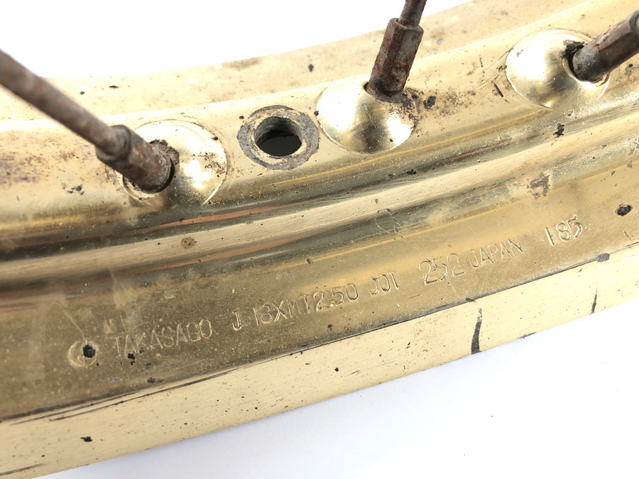 Yamaha XT 600 Z Tenere 34L [1985] - Felge Hinterrad Gold 2.50 x 18"