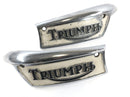 Triumph Bonneville T140V [1976] - Tank emblem tank emblems on the right and left set-1