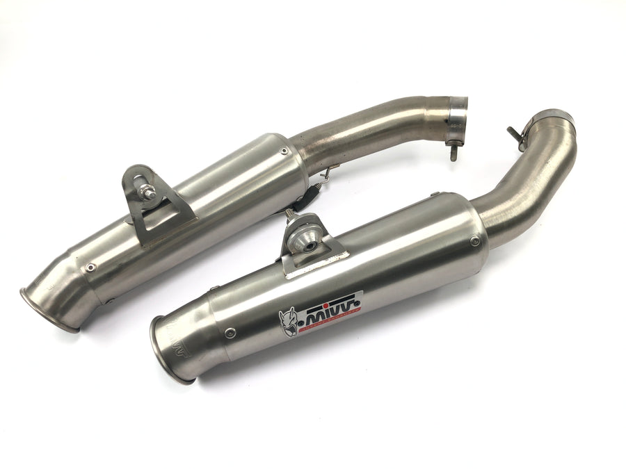 Moto Guzzi V11 Sport [1999] - Silencieux silencieux arrière en acier inoxydable silencieux d'échappement MIVV