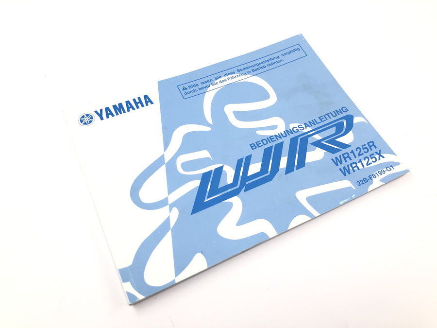 Yamaha WR 125 X DE07 [2010] - Bedienungsanleitung Handbuch Fahrerhandbuch
