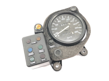 Honda XRV 750 Africa Twin RD04 [1992] - Cockpit de compteur de vitesse avec feux de signalisation