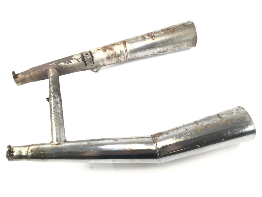 Honda GL 1000 Goldwing GL1 [1978] - exhaust rush -end dampers on the left right chrome