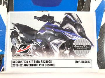 BMW R 1200 GS - Kit autocollants décoratifs Set d'adhésifs Adventure Pro Cosmic