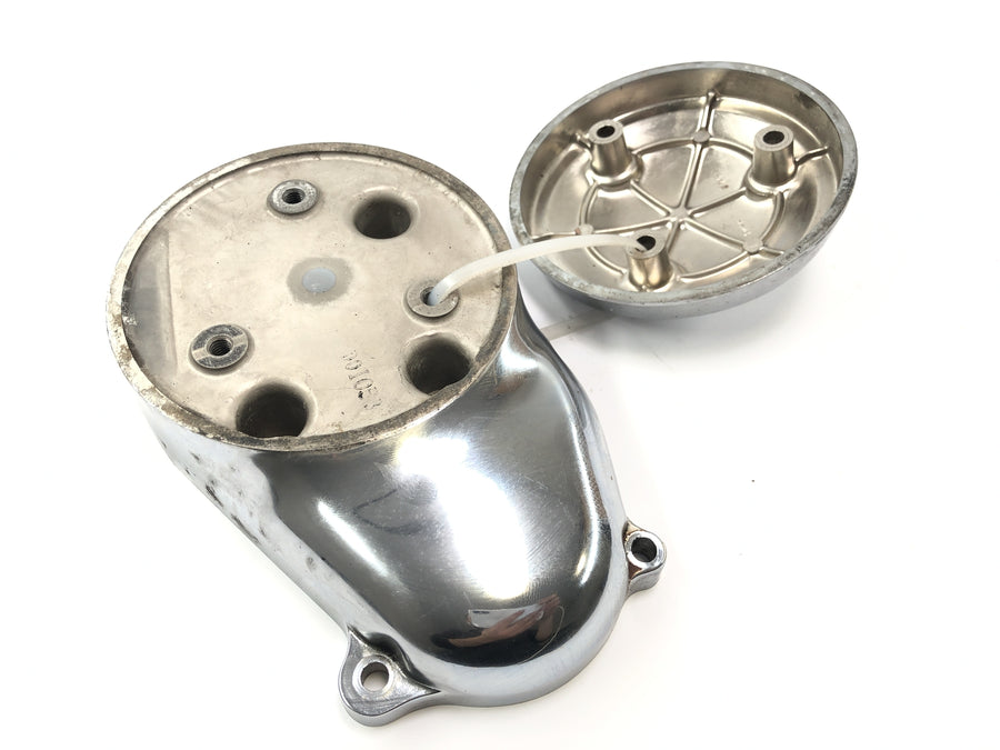 Yamaha XVS 650 Drag Star VM03 [2001] - Lichtmaschinendeckel Motordeckel Generatorabdeckung Chrom