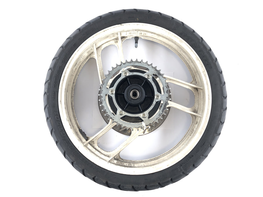 Yamaha Rz 250 R 29l [approx. 250 YPVS] - rear wheel wheel rim at the back 2.50 x 18 "with chain wheel and brake disc