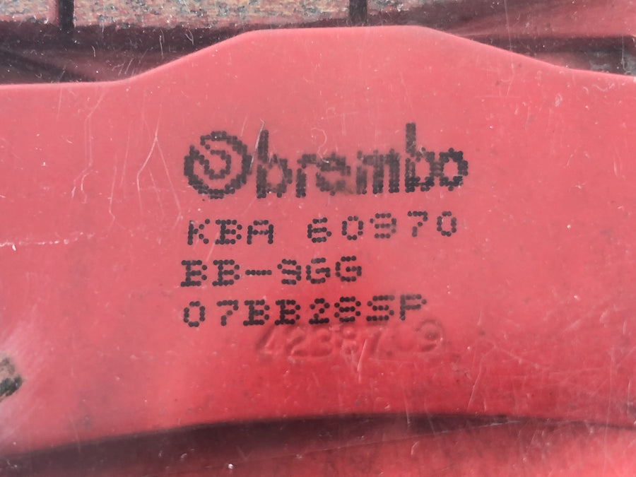 BMW K 1300 S K12S [2010] - Brake pads at the rear sinter metal brake block brake insert