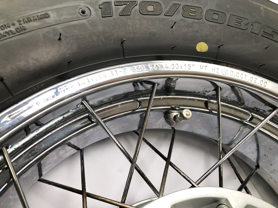 BMW R 850 C 259C [1999] - Jante arrière à rayons 4,00x15 pouces
