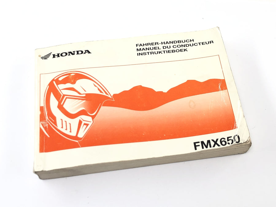 Honda FMX 650 RD12 [2006] - Manuel du conducteur Manuel d'utilisation Manuel d'utilisation