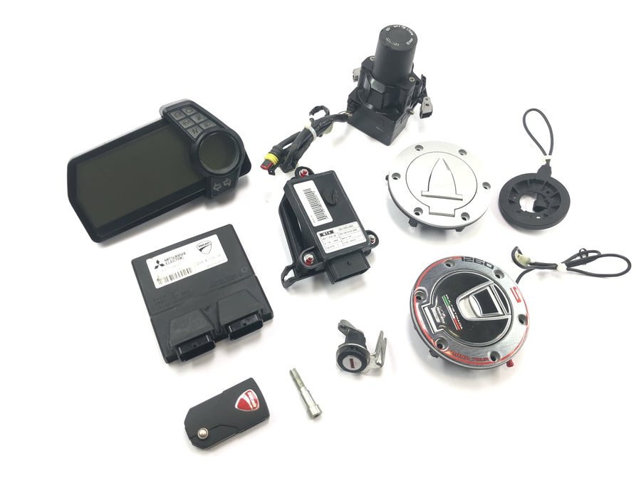 Ducati Multistrada 1200 S Touring [2009] - Schlosssatz Zündschloss Wegfahrsperre ECU Tachosensor