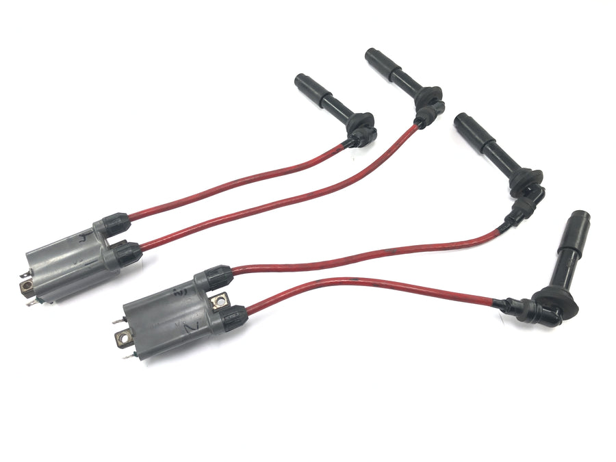 Kawasaki ZXR 400 ZX400L [1992] - Ignition coil set ignition coil ignition cable spark plug cap
