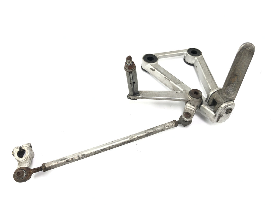 Cagiva Mito 125 EVO 8P [2000] - Driver's footrest roast footrest bracket on the left with switching pedal