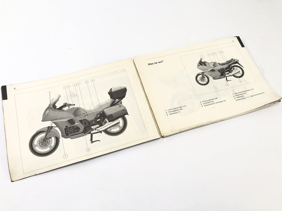 BMW K 1100 RS [1991] - Instructions de fonctionnement