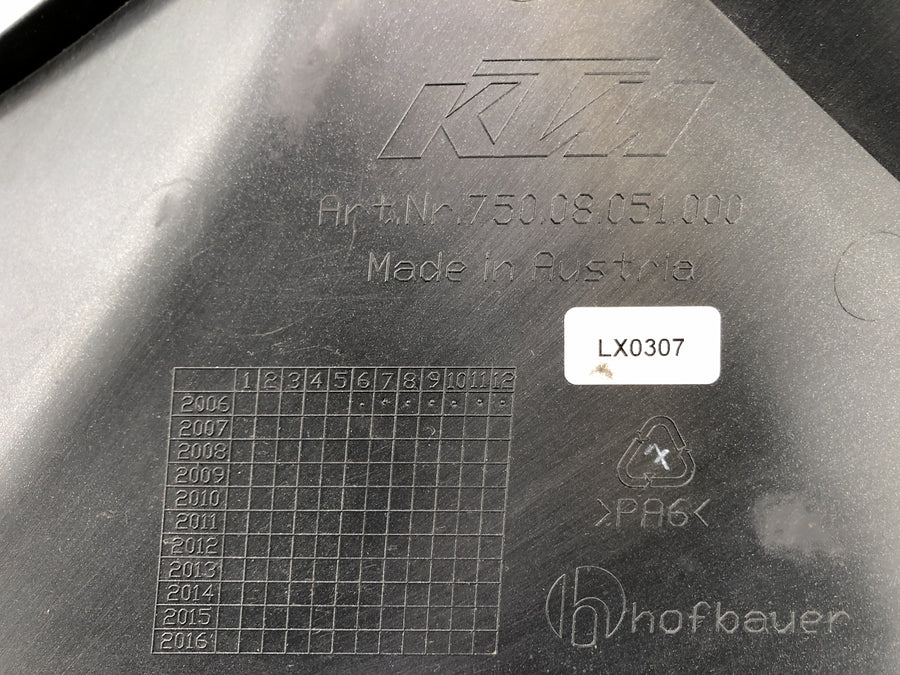 KTM 690 SM Prestige [2007] - Seitenverkleidung rechts Verkleidung Verkleidungsteil Abdeckung rechts