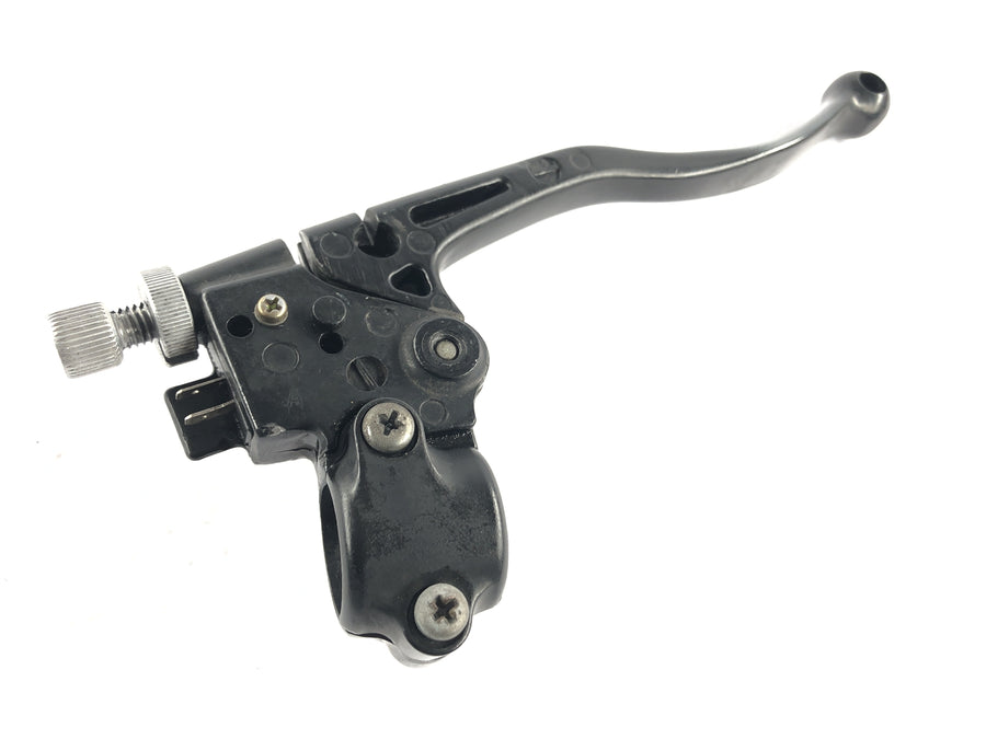 Honda XL 600 LM PD04 [1989] - handlebar fittings on the left with clutch lever and choke lever