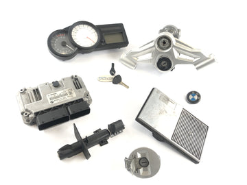 BMW K 1300 S K12S [2010] - locksmith Zündchlos CDI tank lock for Gabelbrücke above Tacho Cockpit ECU
