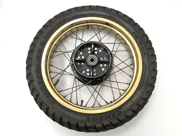 Yamaha XT 600 Z Ténéré 1vj [1986] - rear wheel wheel rim sparing wheel drum brake - 0