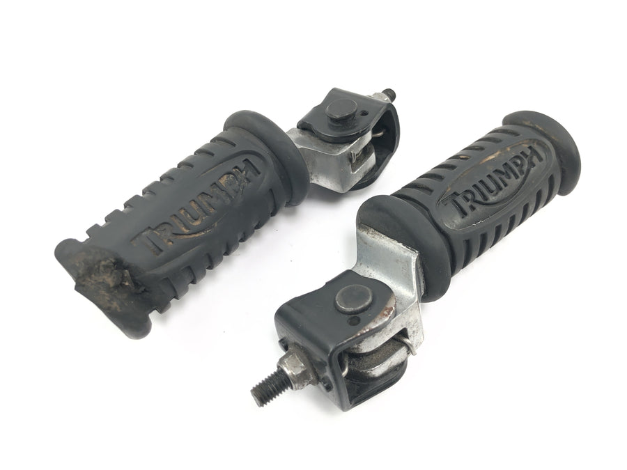Triumph Bonneville T100 986MF [2012] - Paire de repose-pieds avant conducteur pliables