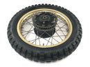 Yamaha XT 500 1U6 [1981] - Hinterrad Felge Gold Speichenrad 1.85 x 18" mit Trommelbremse-1