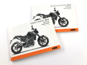 KTM 690 Duke [2012] - Manuel d'instructions en anglais et français