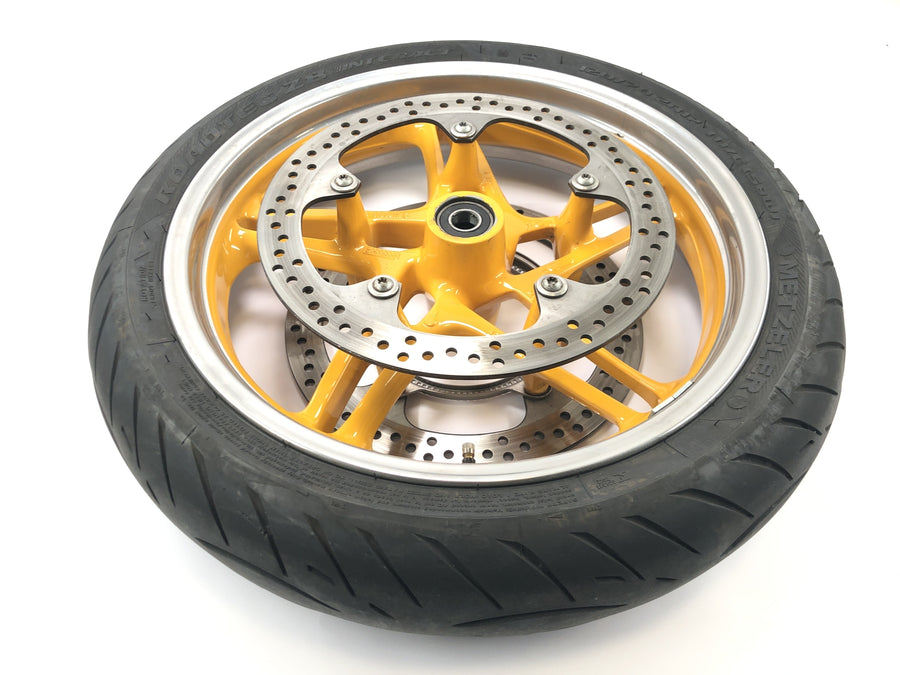 BMW R 1100 S R2S [2000] - Front wheel complete wheel rim 3.50 x 17" brake discs ABS sensor ring