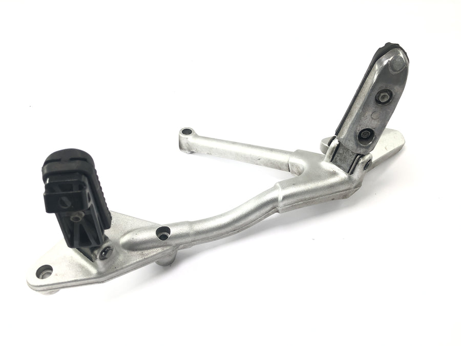 Moto Guzzi Stelvio 1200 8V [2016] - left footrest system, driver footrest and pillion passenger footrest with bracket