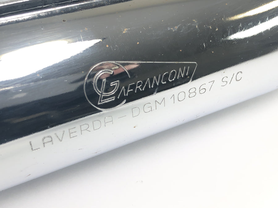 Laverda 1000 [1978] - Auspuff Schalldämpfer Endschalldämpfer Auspufftopf Paar Chrom